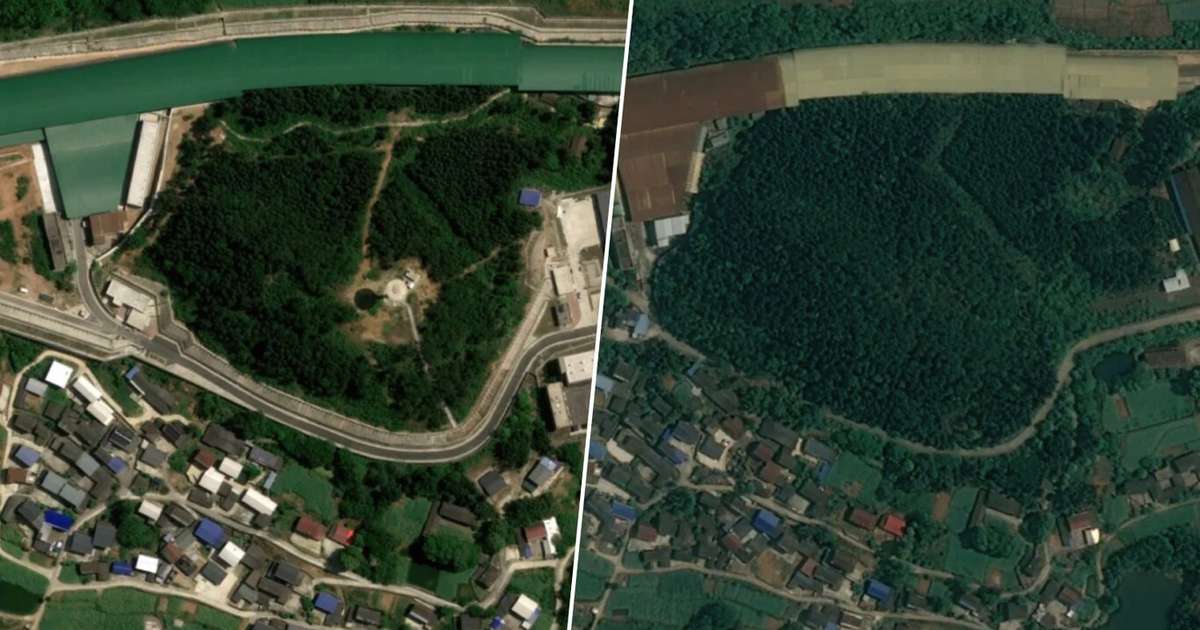 Imagens de satélite revelaram algo perturbador na China: onde antes existiam aldeias, agora há estruturas nucleares inconfundíveis