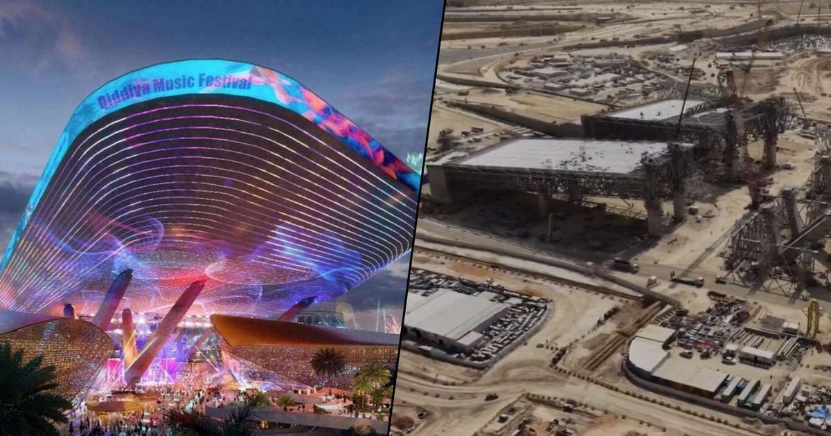 O novo circuito de Fórmula 1 da Arábia Saudita parece saído de Mario Kart