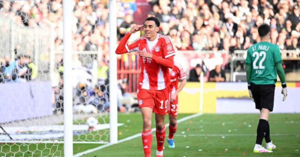 Fora de casa, Bayern arrasa St. Pauli e alcança recorde histórico no Alemão