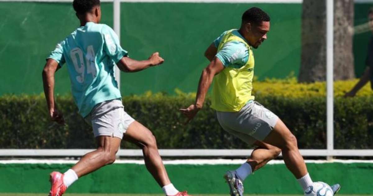 REFORÇOS? Palmeiras libera Vitor Roque e Paulinho para treinos antes de decisão na Libertadores