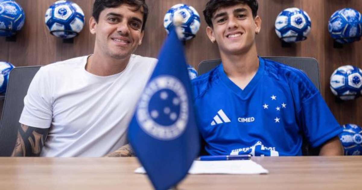 Henrique Lemos, filho de Fagner, formaliza contrato profissional com o Cruzeiro