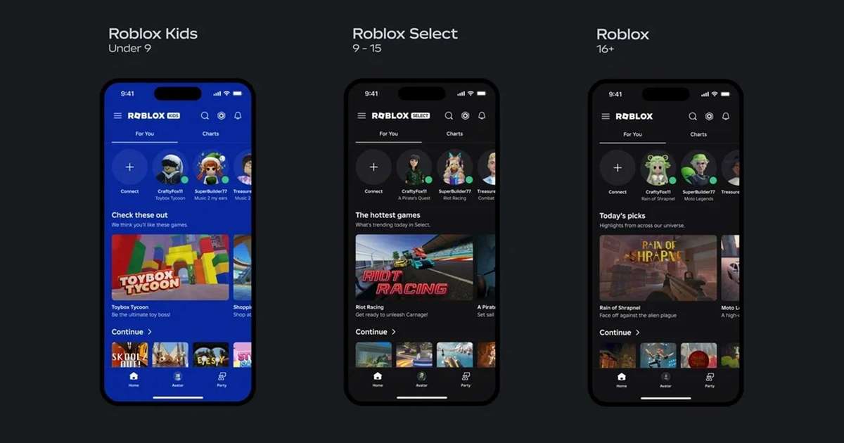 Roblox introduz novas contas baseadas em idade e controles parentais ...