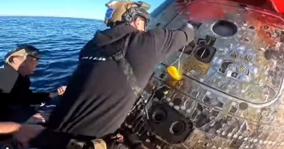 Comandante da Artemis II compartilha imagens do retorno à Terra