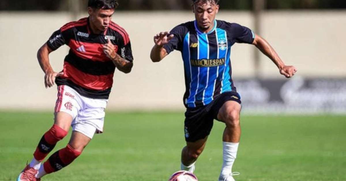 Em jogo morno, Flamengo bate o Grêmio no Brasileirão Sub-20