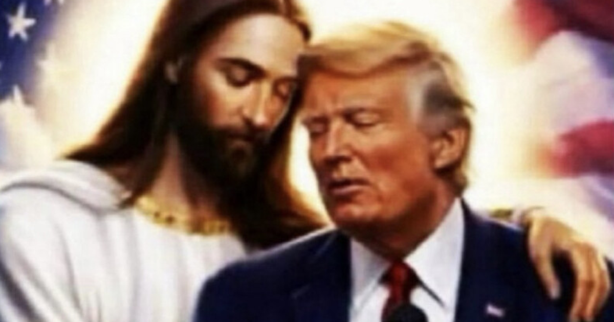 Em meio a rixa com Papa Leão XIV, Trump posta imagem gerada por IA em ...