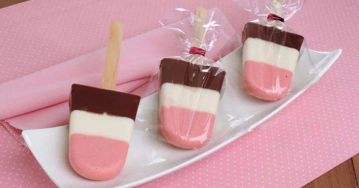 Picolé napolitano: uma receita com 3 vezes mais sabor