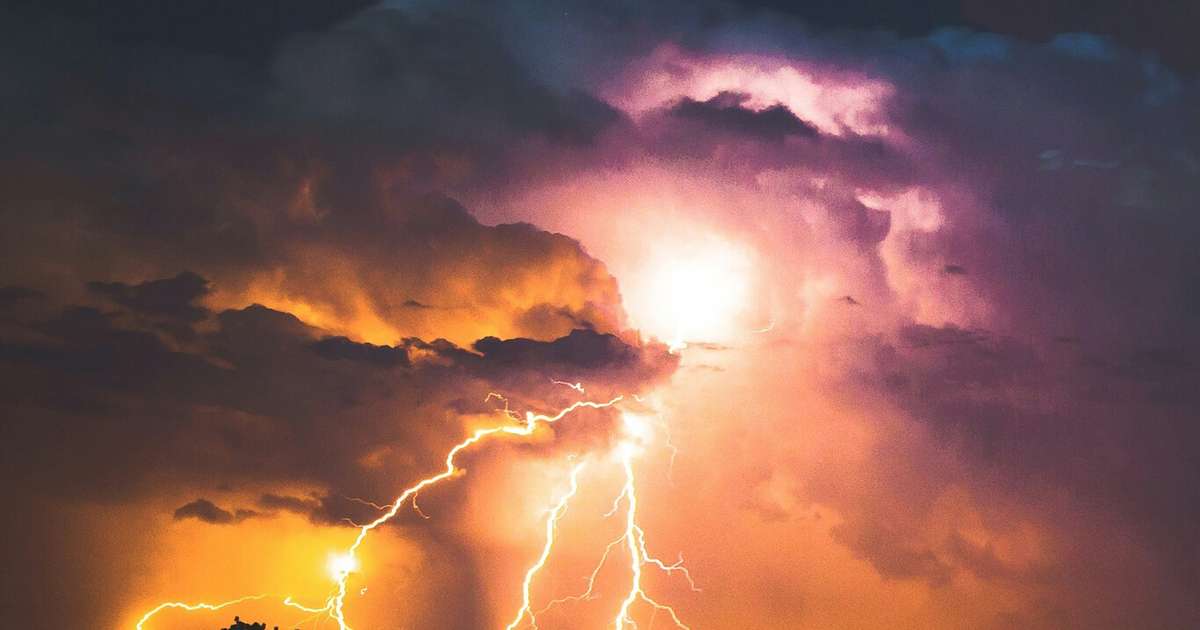 Efeito corona: árvores brilham com eletricidade durante tempestade confira as imagens