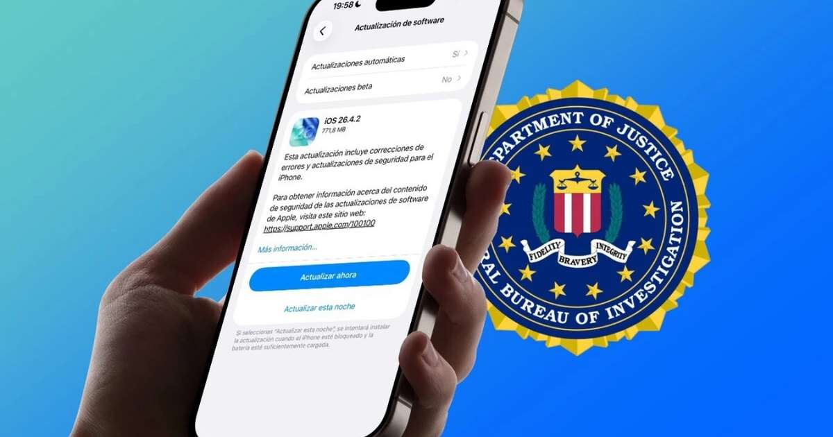 A Apple lançou o iOS 26.4.2 e está na hora de atualizar seu iPhone; sua única novidade é tão surpreendente quanto curiosa: um escudo 'anti-FBI'