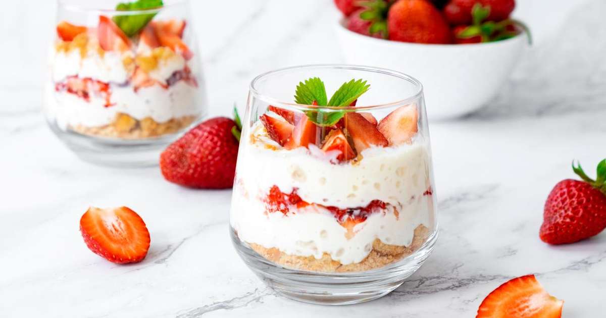 Pavê de morango light: doce para matar a vontade sem culpa