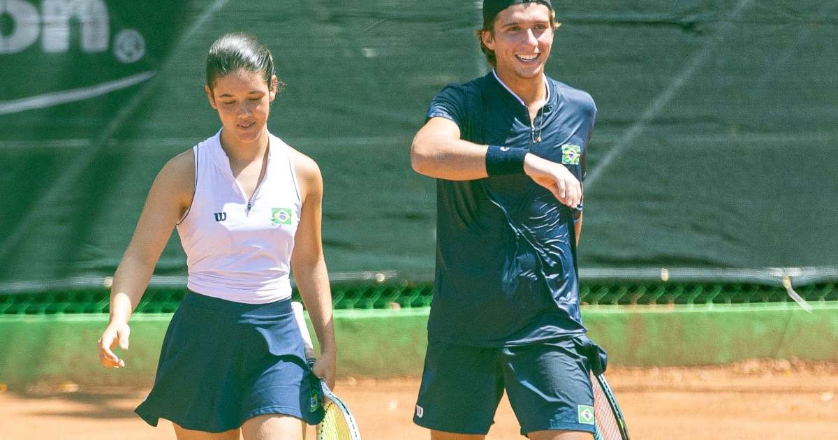 Leonardo Storck e Maria Carbone ganham o Ouro nas mistas nos Jogos Sul-Americanos da Juventude
