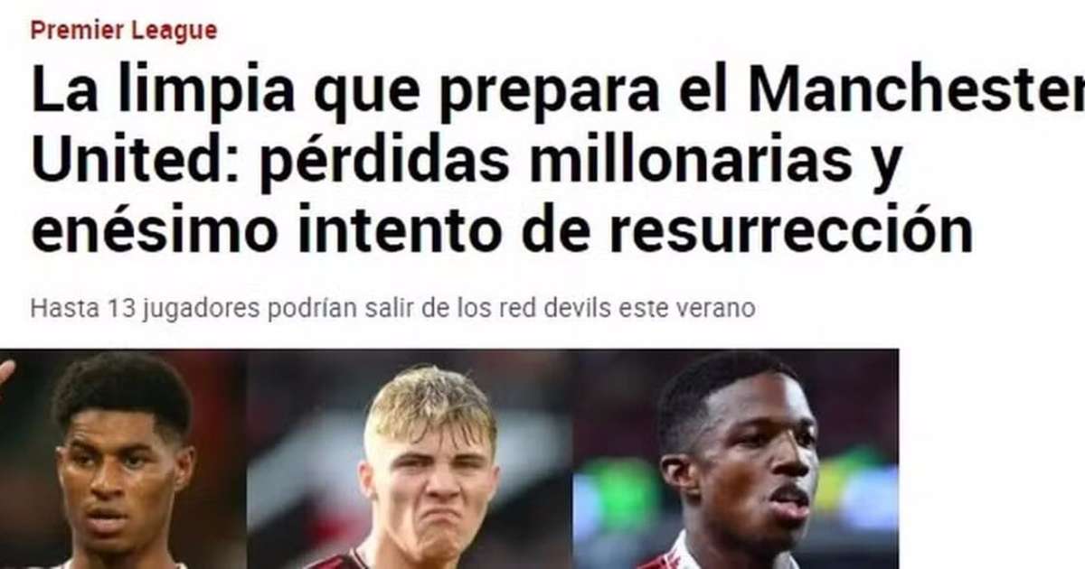 Manchester United prepara barca com 13 saídas para reformulação total