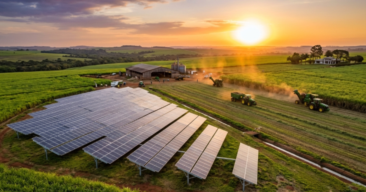 Energia solar transforma produtividade do agronegócio