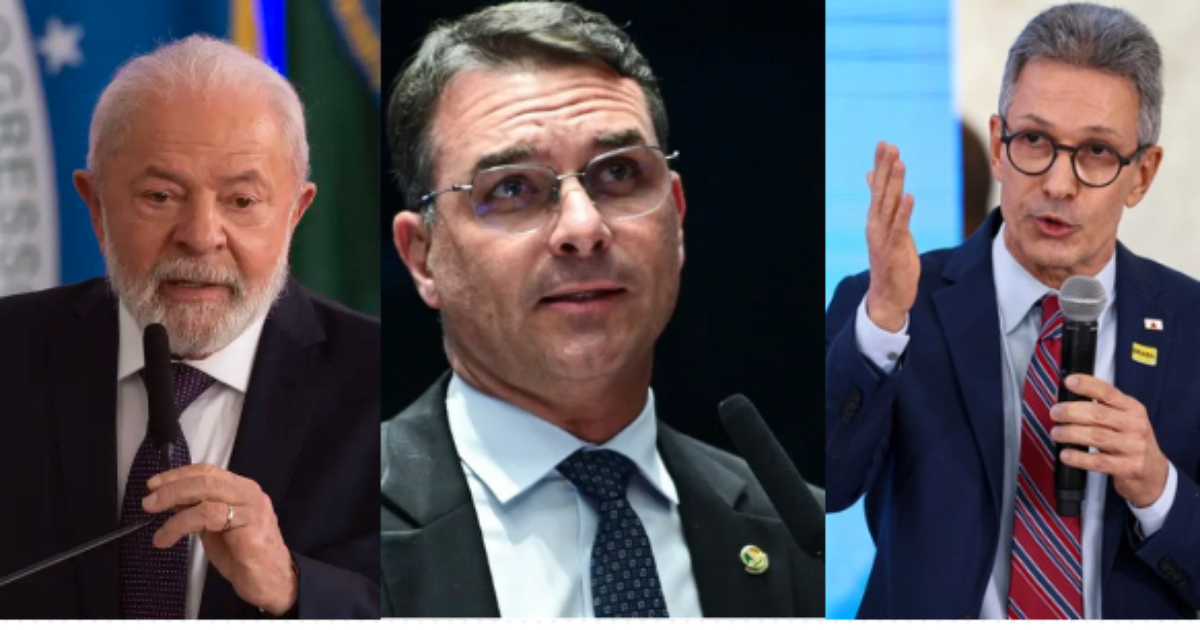 Atlas/Bloomberg: Lula lidera no primeiro turno e empata com Flávio e Zema no segundo turno