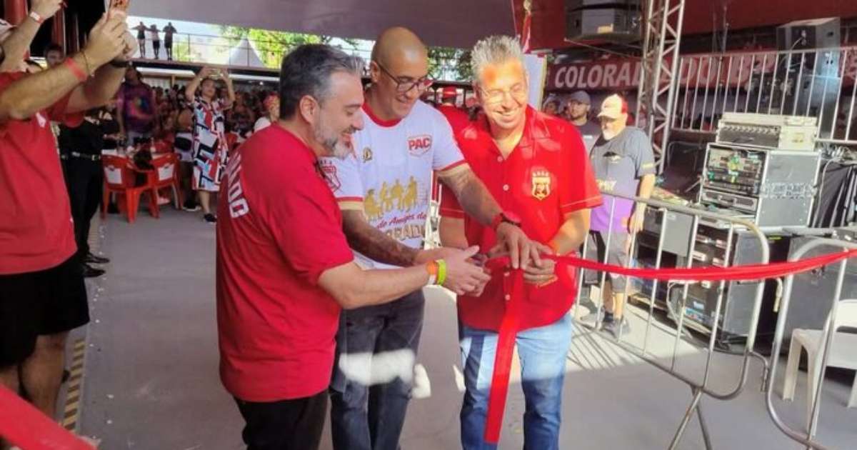 Portuguesa firma parceria com escola de samba e inaugura quadra de ensaio nas instalações do Canindé