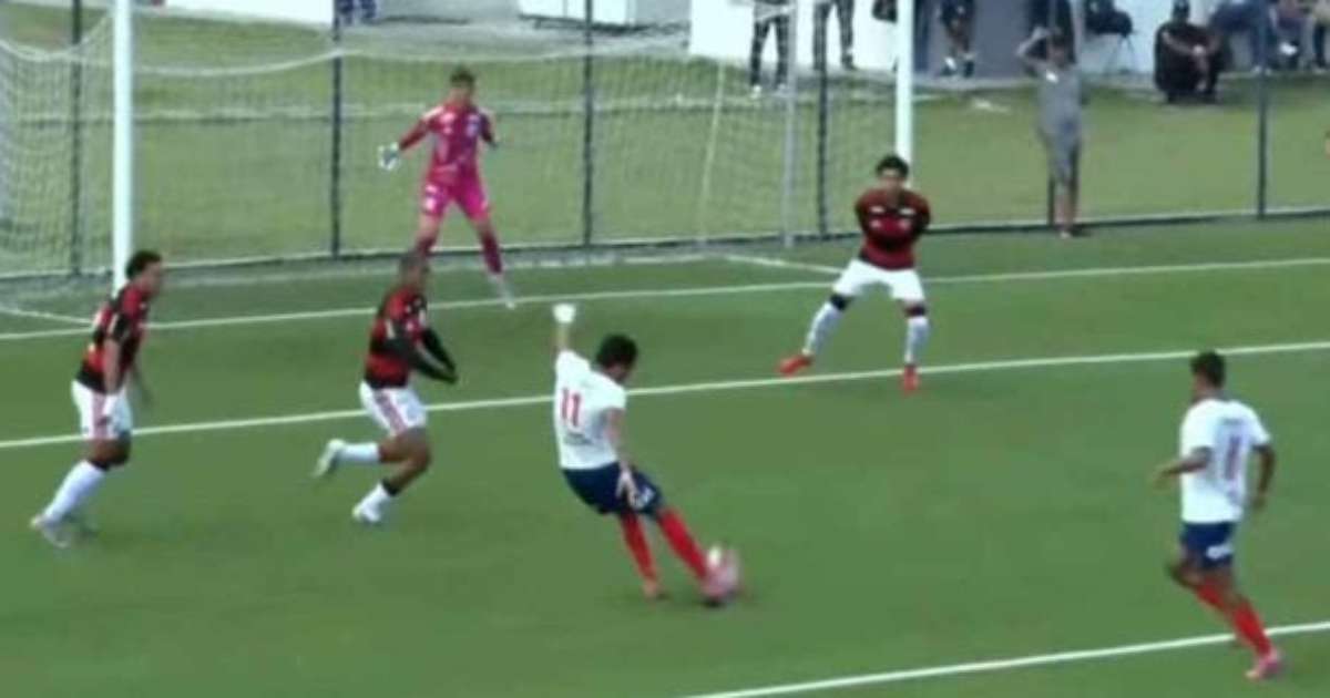 Bahia brilha com golaço e supera Flamengo no Campeonato Sub-20