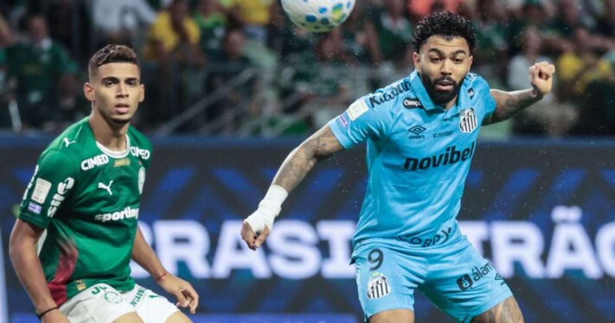 Palmeiras e Santos empatam em clássico com gol anulado nos acréscimos e Paulinho de volta após 302 dias