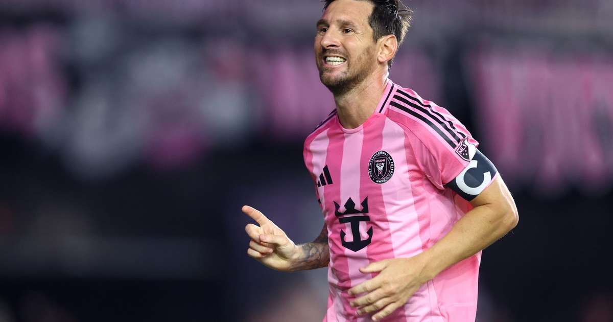 Messi rouba a cena no GP de Miami em encontro com estrelas da F1