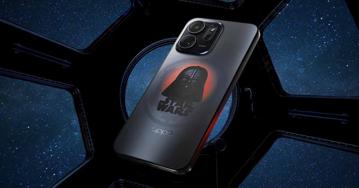 Reno14 F Dark Side: OPPO derruba preço no Star Wars Day e aposta em unboxing temático de Darth Vader