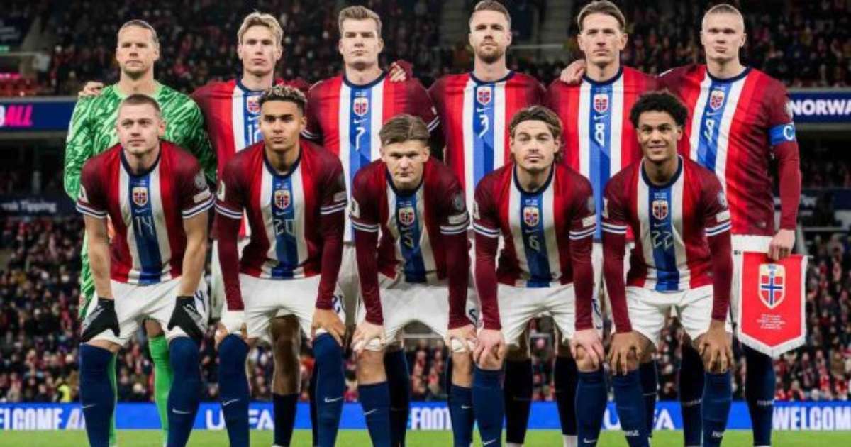 Como chega a Noruega para a Copa do Mundo