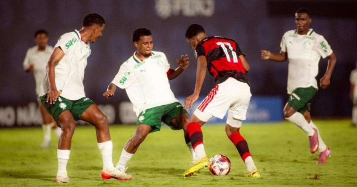 Palmeiras vira sobre o Flamengo e segue invicto no Brasileirão Sub-20