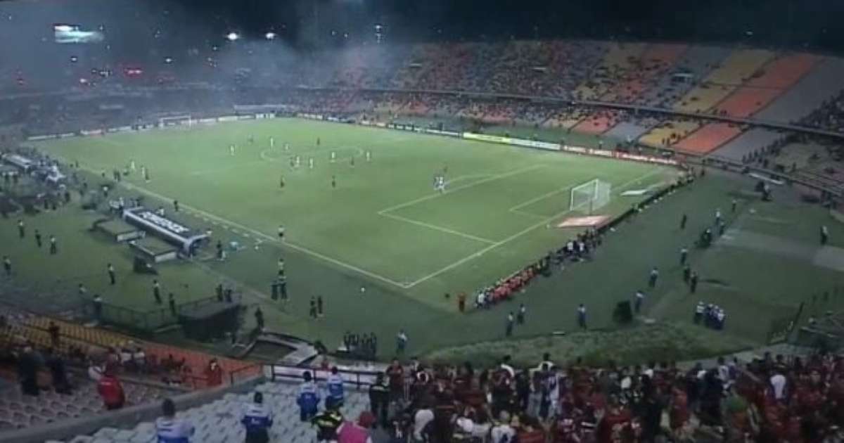 Medellín x Flamengo está temporariamente suspenso