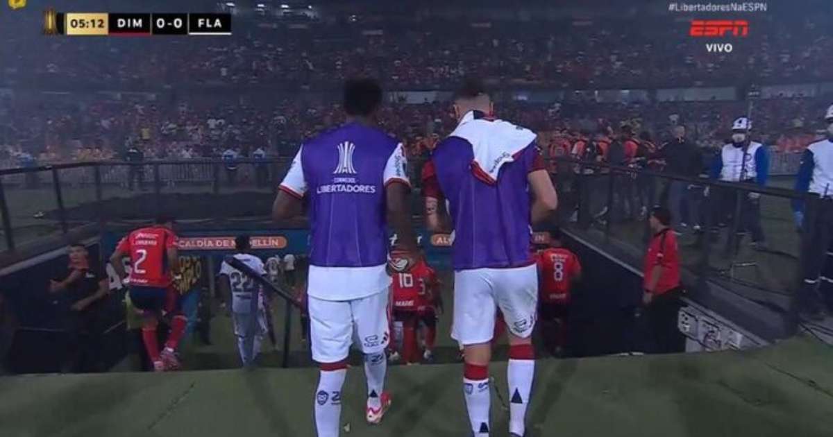 Partida entre Independiente Medellín e Flamengo é suspensa devido a tumulto da torcida colombiana