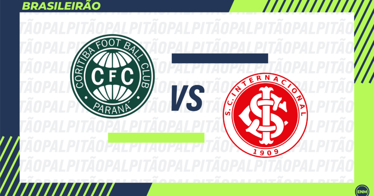 Coritiba x Internacional: prováveis escalações, arbitragem, onde assistir e retrospecto