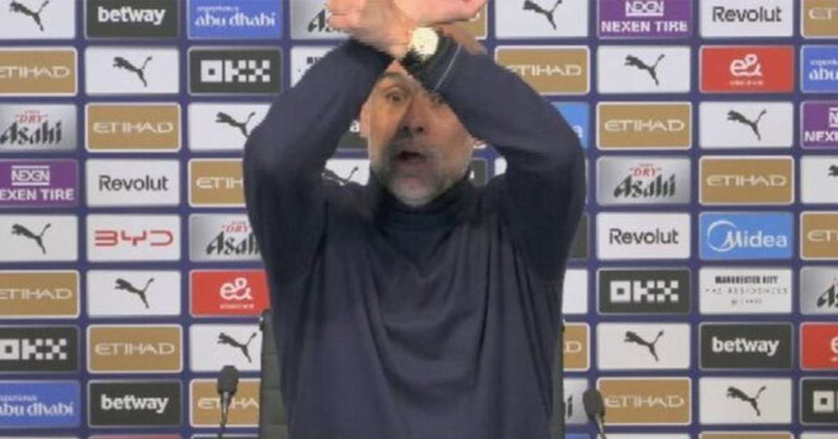 Guardiola não disfarça e 'vira' torcedor do West Ham contra o Arsenal: 'Vamos, Irons!'; assista