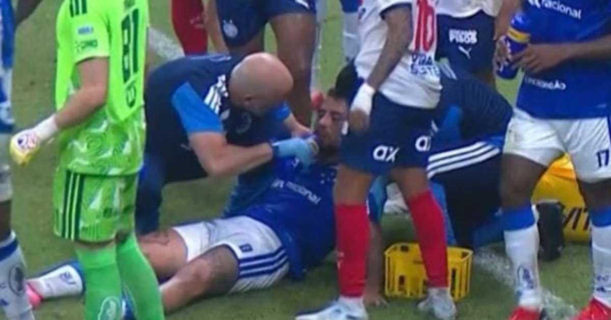Saúde de Matheus Henrique é preocupação após incidente em vitória do Cruzeiro sobre o Bahia