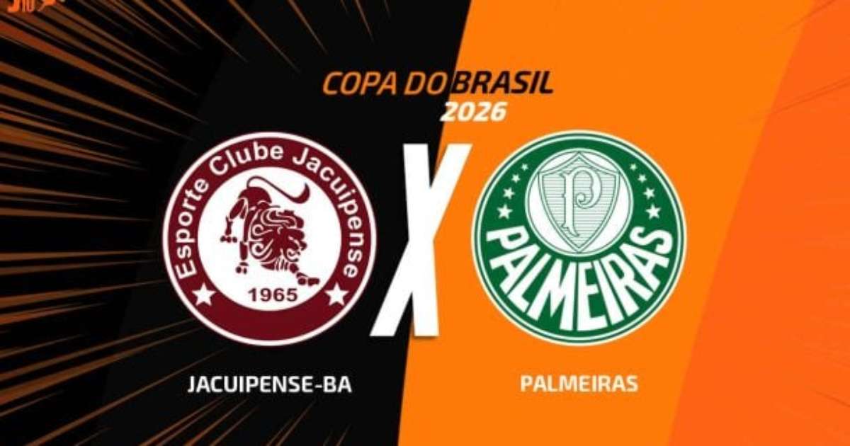 Jacuipense x Palmeiras na Copa do Brasil! Onde assistir: