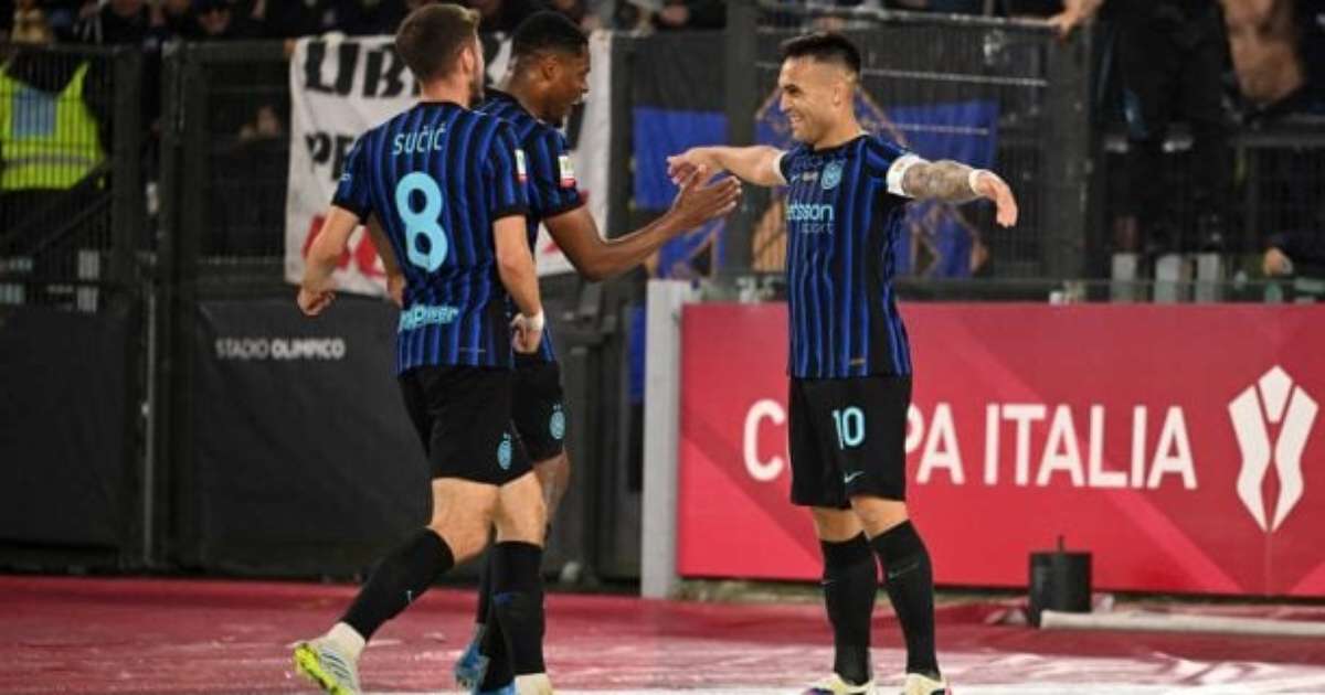 Inter de Milão vence a Lazio e conquista a Copa da Itália