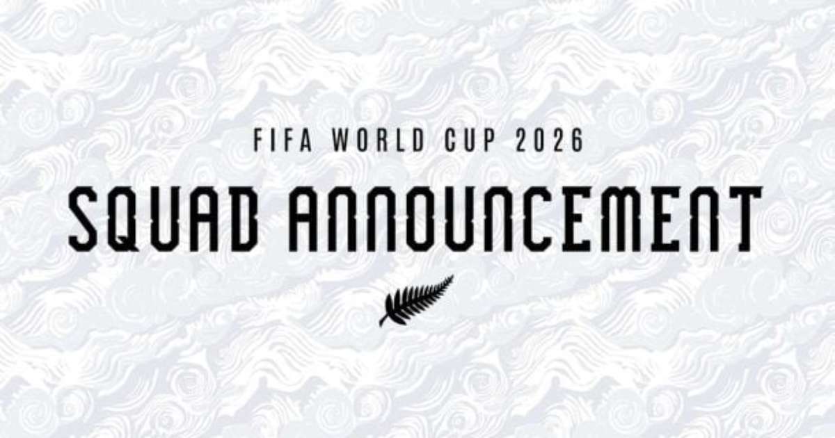 Nova Zelândia define os 26 convocados para a Copa do Mundo 2026