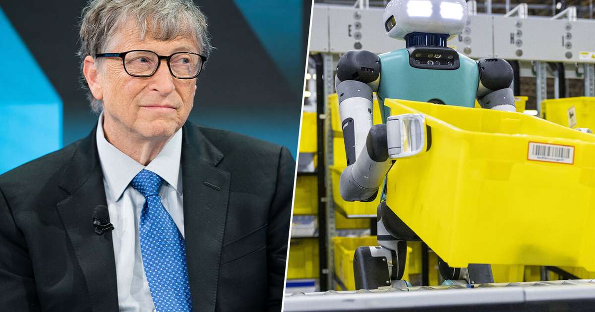 Bill Gates alerta que IA terá um preço: "Em cinco anos, robôs e IA terão que pagar impostos às classes média e baixa"