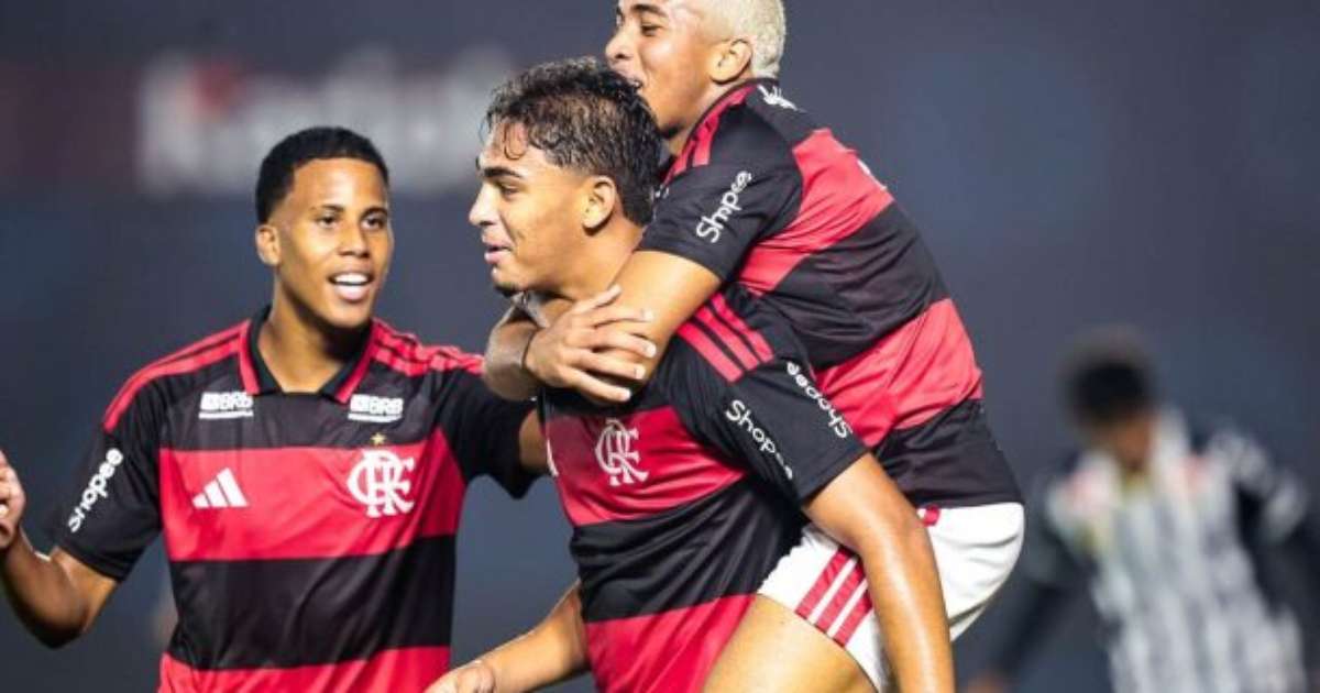 FIM DE JOGO! Flamengo vence o Santos no Brasileirão sub-20
