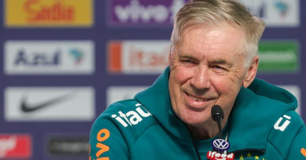 Ancelotti faz a primeira convocação da Seleção após Copa do Mundo; acompanhe ao vivo