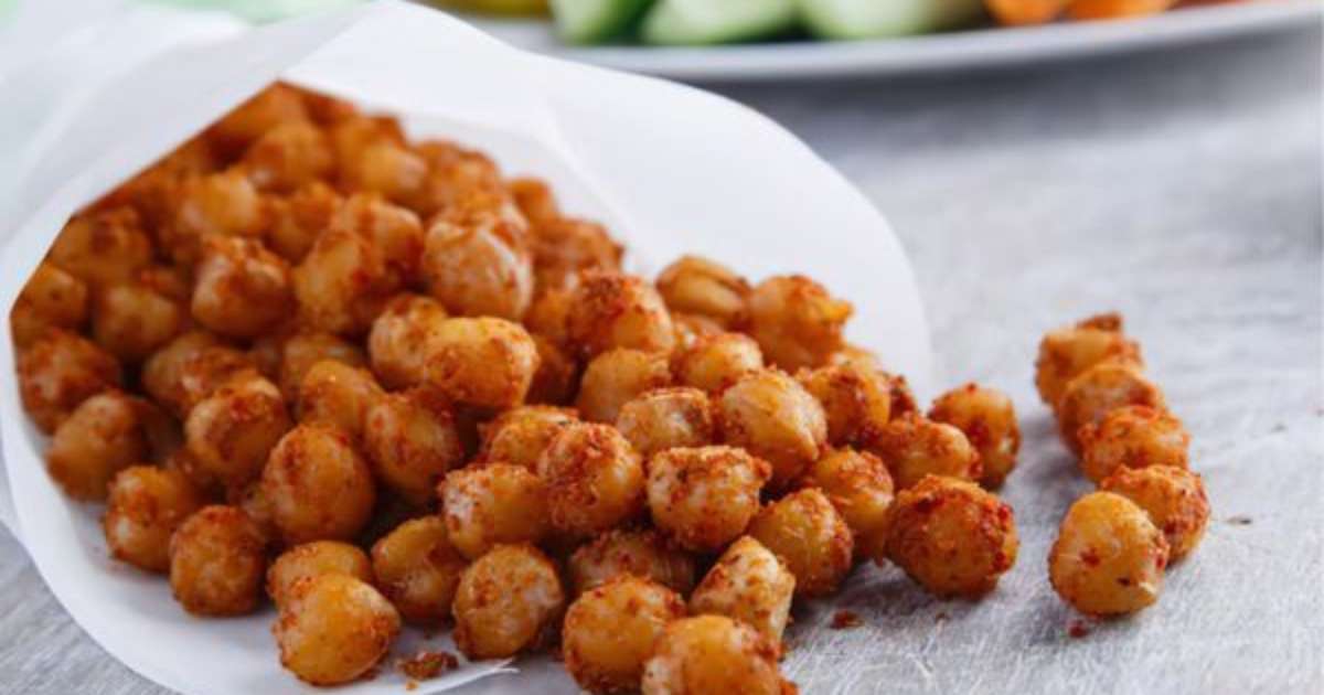 O snack de grão-de-bico na airfryer que pode fazer você esquecer os salgadinhos
