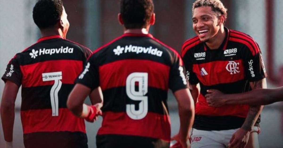 Flamengo supera Athletico e garante vaga no G8 do Campeonato Brasileiro Sub-20