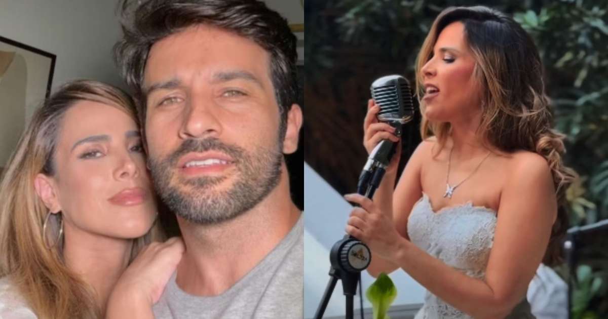 Namorado de Wanessa Camargo reage ao ver a cantora vestida de noiva: 'Ela apela'