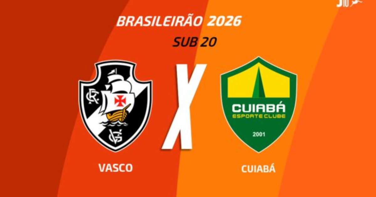 Vasco x Cuiabá (Sub-20): Onde assistir, escalações e arbitragem