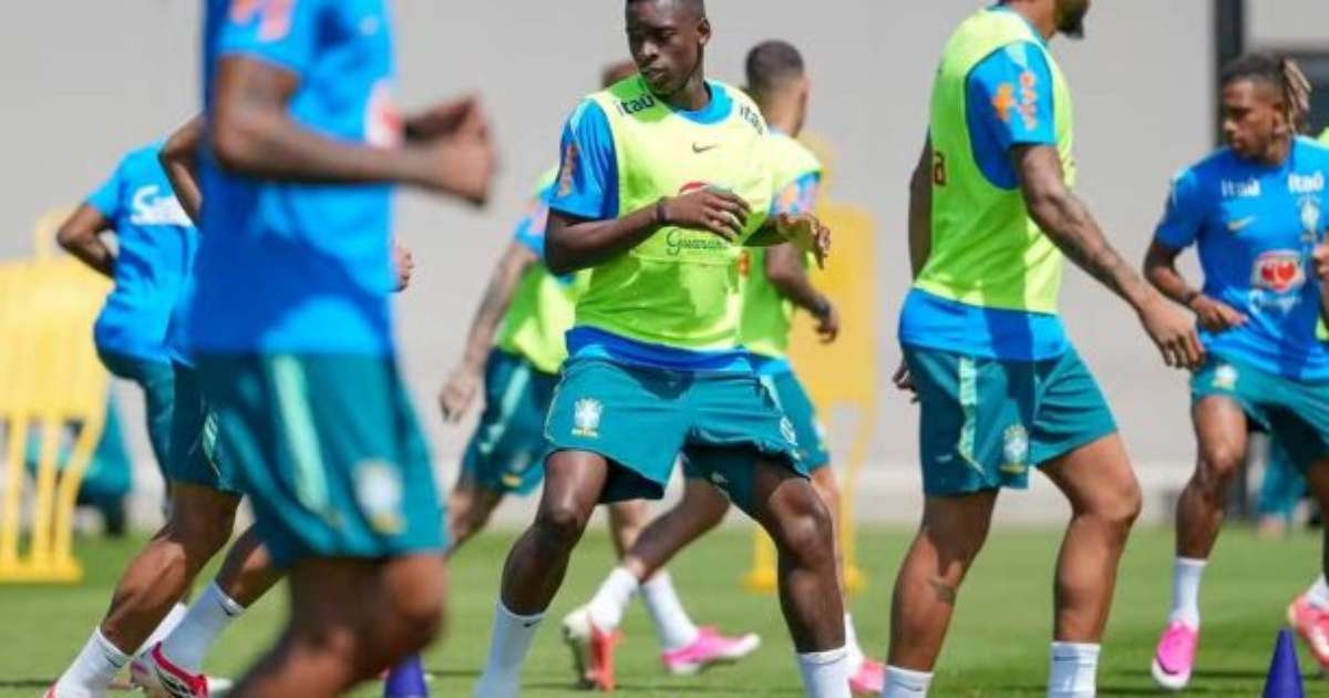 Vídeo de Luiz Henrique em treino da Seleção viraliza e diverte torcedores nas redes