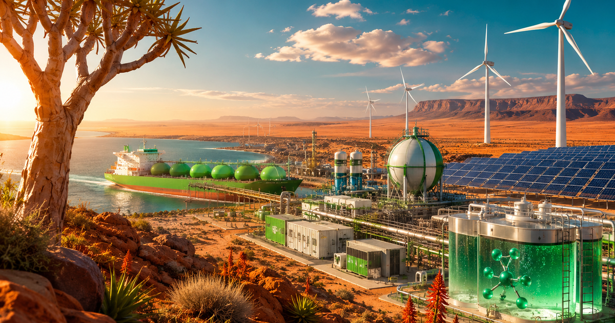 A África do Sul traça plano implacável no deserto do Kalahari para dominar a exportação de hidrogênio verde como combustível do futuro