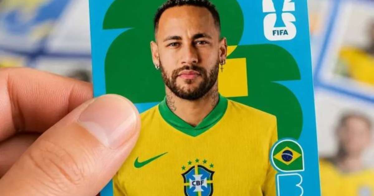 Panini lança atualização do álbum da Copa com figurinha de Neymar; veja o valor