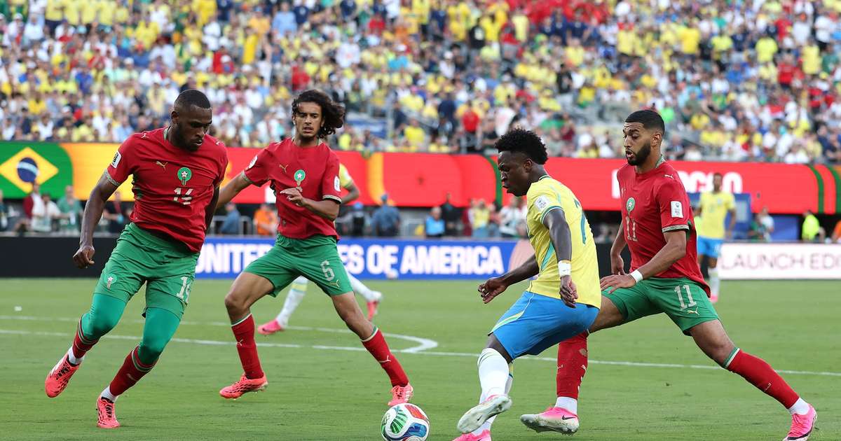 Brasil estreia sem vitória e empata com Marrocos na Copa do Mundo