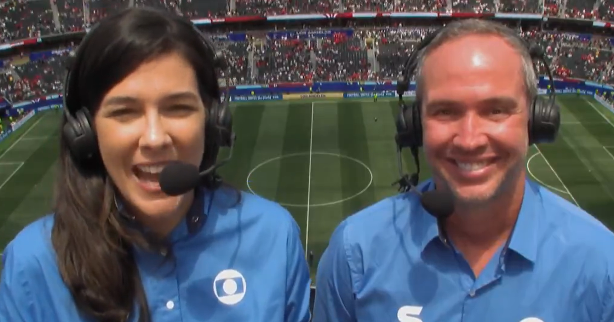 Narradora da Globo comete gafe ao vivo em jogo da Copa