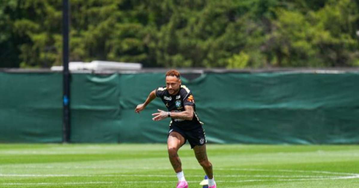 Fora do jogo contra o Haiti, Neymar intensifica treinos em Nova Jersey