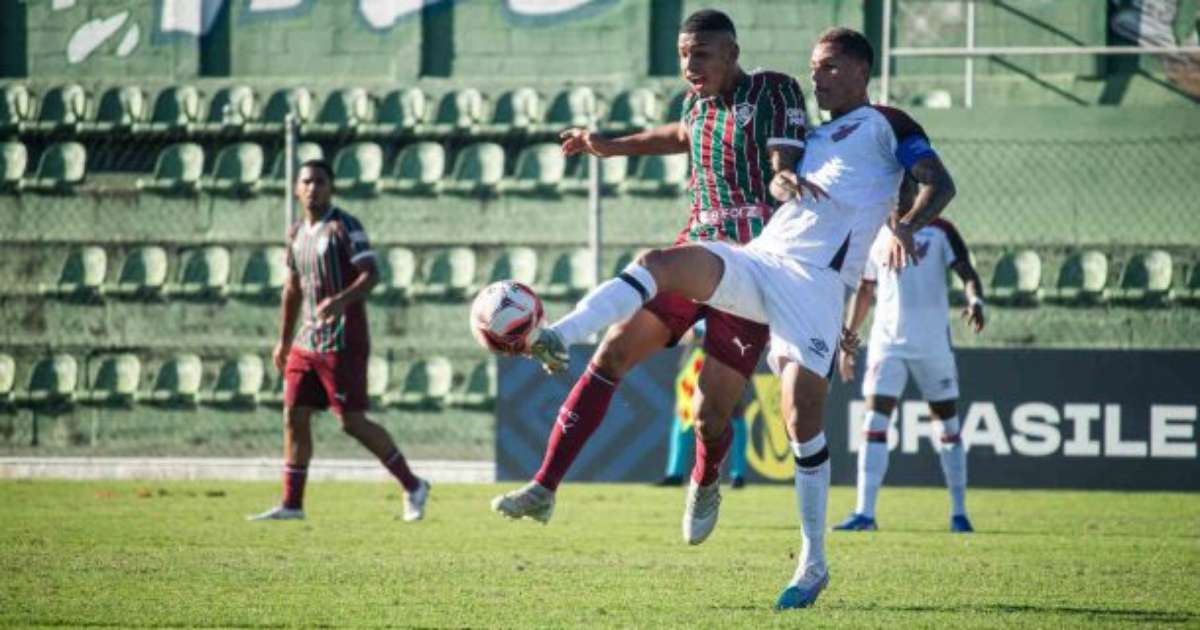 Fluminense empata com Athletico e dá adeus ao Brasileirão Sub-20