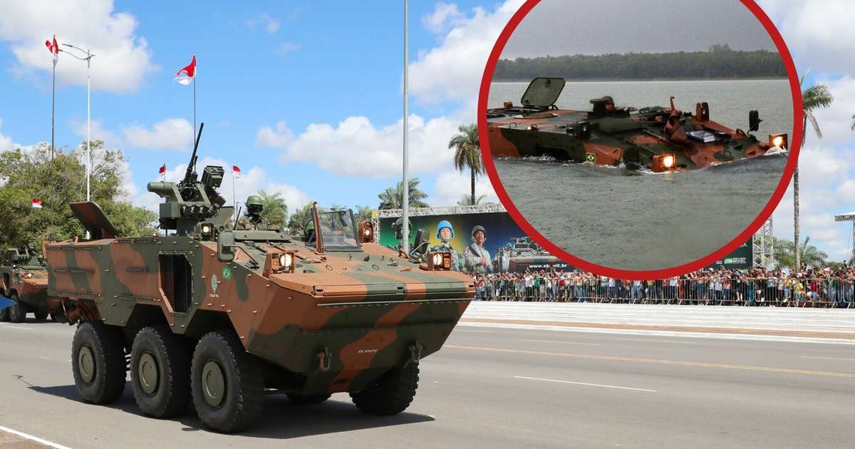 Brasil inventou um fenômeno dos veículos blindados militares: um 6x6 anfíbio que está vendendo como água