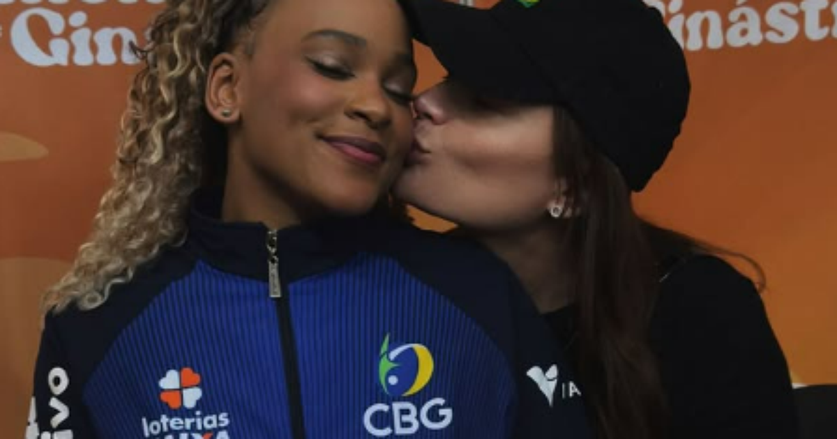 Equipe de Rebeca Andrade nega namoro e diz que declaração em post foi para amiga