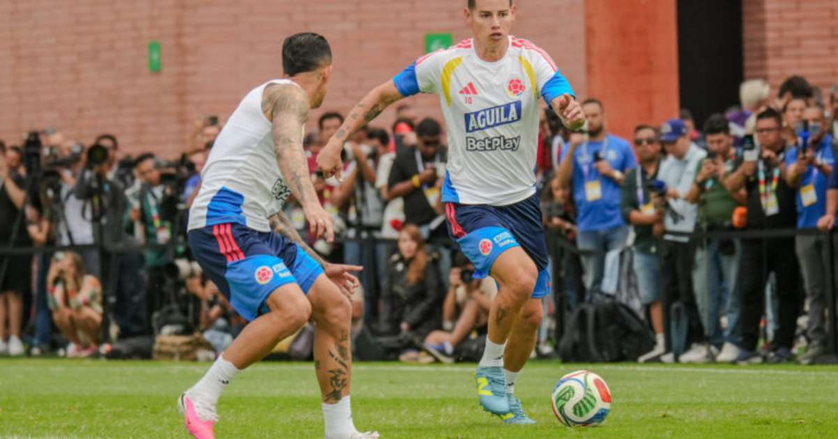 Seleção colombiana interrompe treino no México devido a fortes chuvas