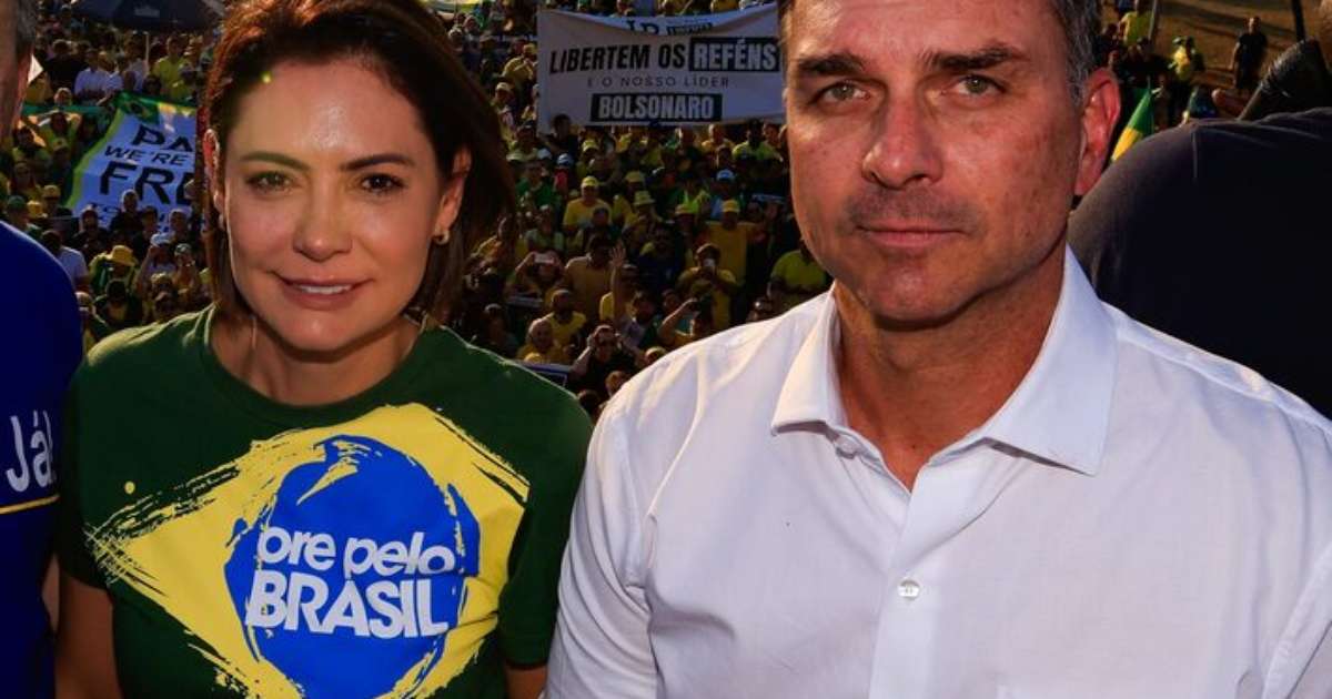 Flávio responde Michelle e fala em 'gesto não correspondido'; 'Foco é livrar Brasil de Lula e do PT'